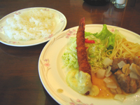 日替わりランチ　580円