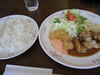 日替わりランチ　580円